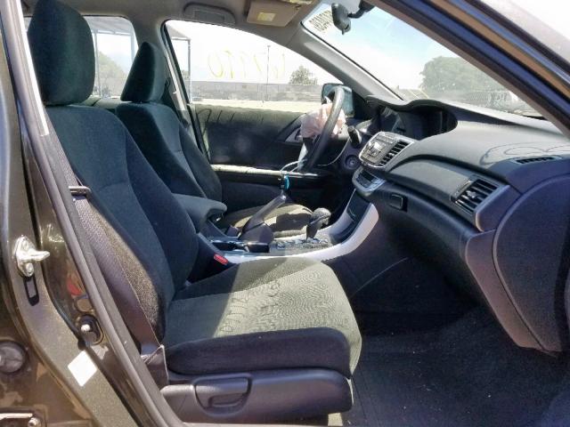 1HGCR2F35DA269533 - 2013 HONDA ACCORD LX GREEN photo 5