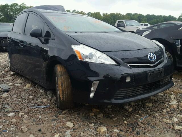 JTDZN3EU9C3148821 - 2012 TOYOTA PRIUS V BLACK photo 1