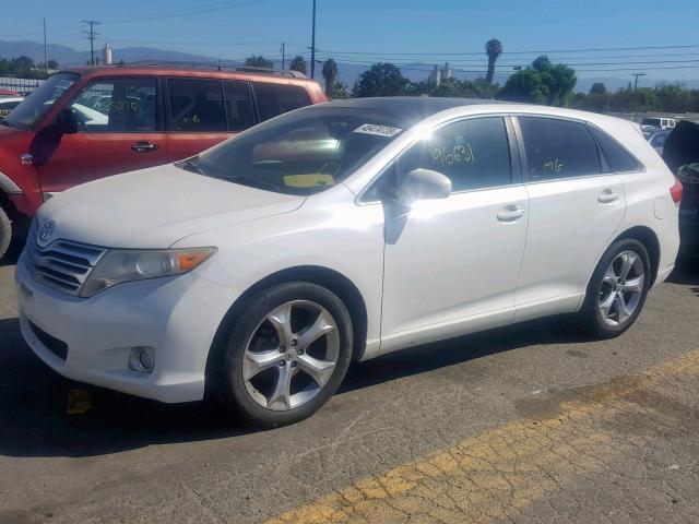 4T3ZK3BB5AU034336 - 2010 TOYOTA VENZA WHITE photo 2