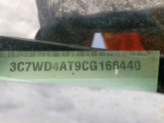 3C7WD4AT9CG166440 - 2012 DODGE RAM 2500 S თეთრი ფოტო 10