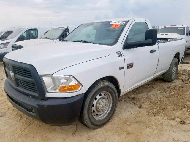 3C7WD4AT9CG166440 - 2012 DODGE RAM 2500 S თეთრი ფოტო 2