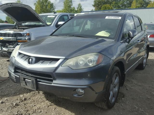 5J8TB18298A008477 - 2008 ACURA RDX GRAY photo 2