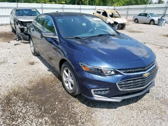 1G1ZB5ST2HF140817 - 2017 CHEVROLET MALIBU LS BLUE photo 1