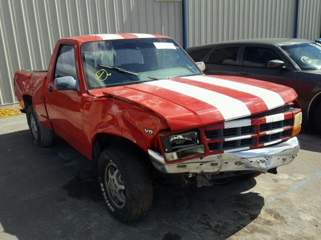 1B7FL26Y0RW120675 - 1994 DODGE DAKOTA RED photo 1