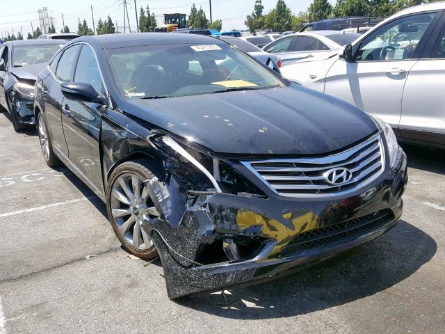 KMHFH4JG9CA171958 - 2012 HYUNDAI AZERA GLS BLACK photo 1