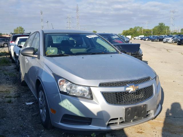 1G1PD5SH3C7347538 - 2012 CHEVROLET CRUZE LS SILVER photo 1