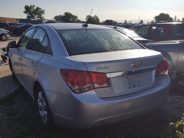 1G1PD5SH3C7347538 - 2012 CHEVROLET CRUZE LS SILVER photo 3