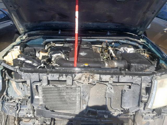 5N1AR18U56C619574 - 2006 NISSAN PATHFINDER BLUE photo 7