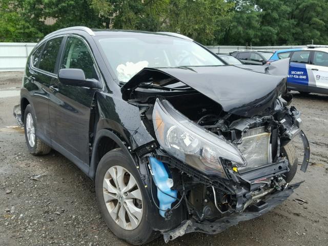 2HKRM4H77EH709541 - 2014 HONDA CR-V EXL BLACK photo 1