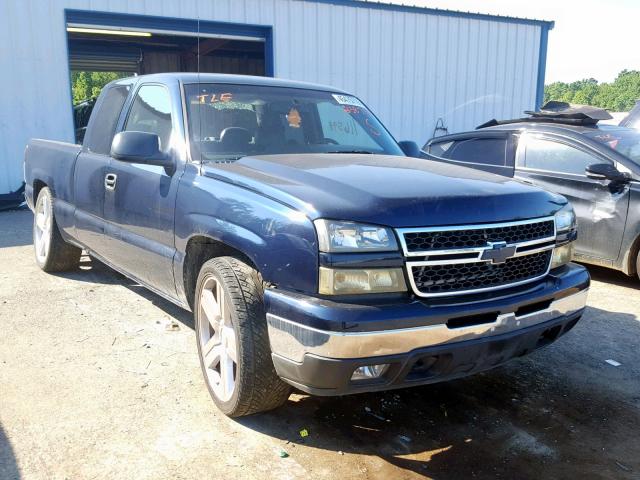 1GCEC19V36Z238754 - 2006 CHEVROLET SILVERADO BLUE photo 1