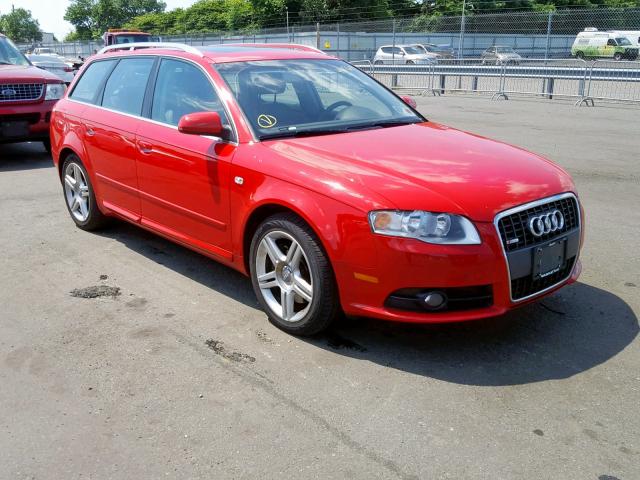 WAUKF78E68A028498 - 2008 AUDI A4 2.0T AV RED photo 1