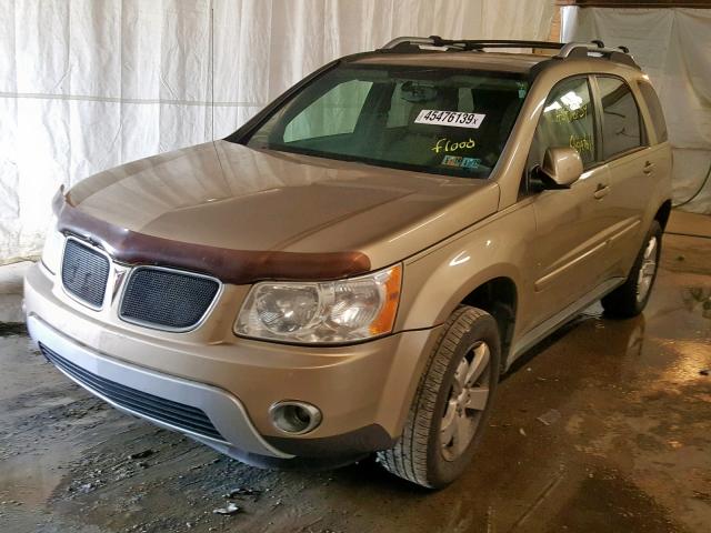 2CKDL73F266167843 - 2006 PONTIAC TORRENT GOLD photo 2