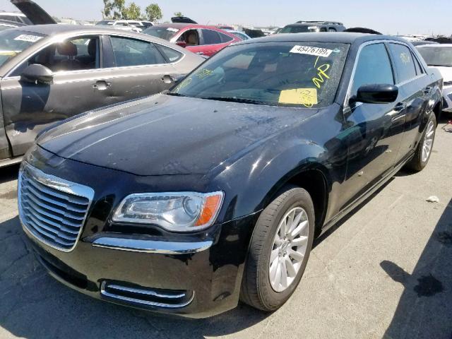 2C3CCAAG0EH383015 - 2014 CHRYSLER 300 BLACK photo 2