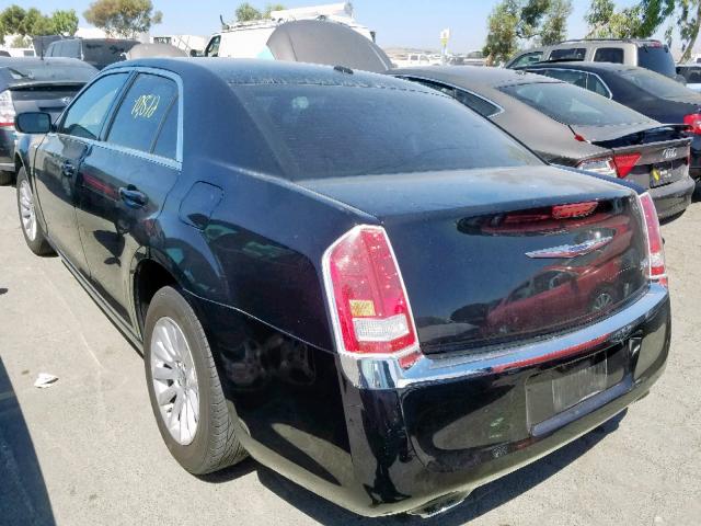 2C3CCAAG0EH383015 - 2014 CHRYSLER 300 BLACK photo 3