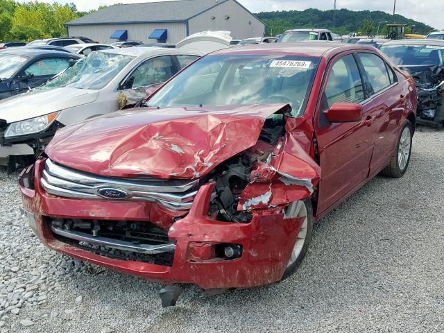 3FAFP08126R198274 - 2006 FORD FUSION SEL RED photo 2