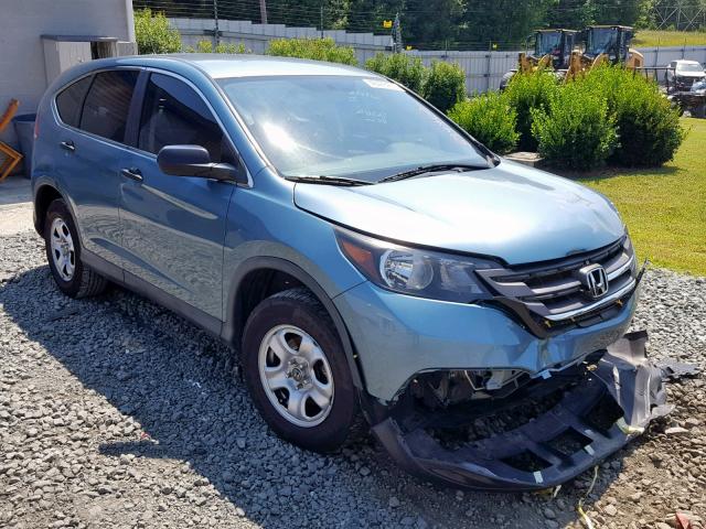 2HKRM3H35EH516344 - 2014 HONDA CR-V LX TURQUOISE photo 1