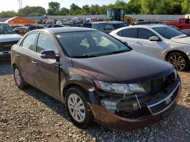 KNAFU4A22A5050213 - 2010 KIA FORTE EX MAROON photo 1