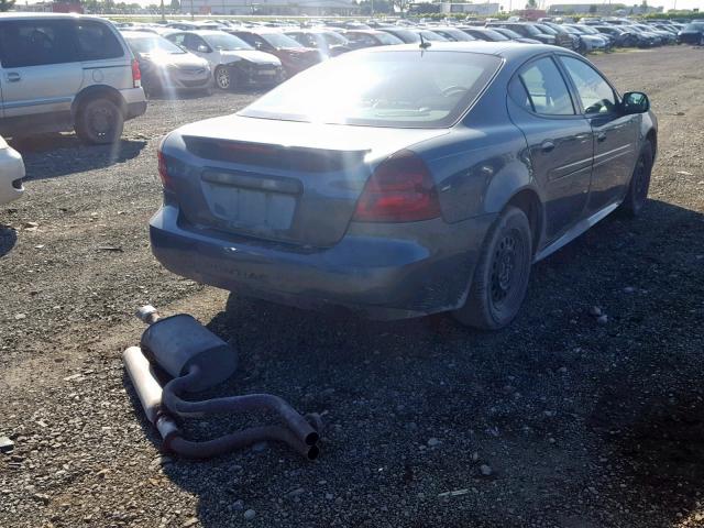 2G2WP552971228384 - 2007 PONTIAC GRAND PRIX GRAY photo 4