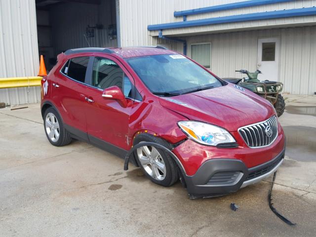 KL4CJASB2GB616340 - 2016 BUICK ENCORE RED photo 1