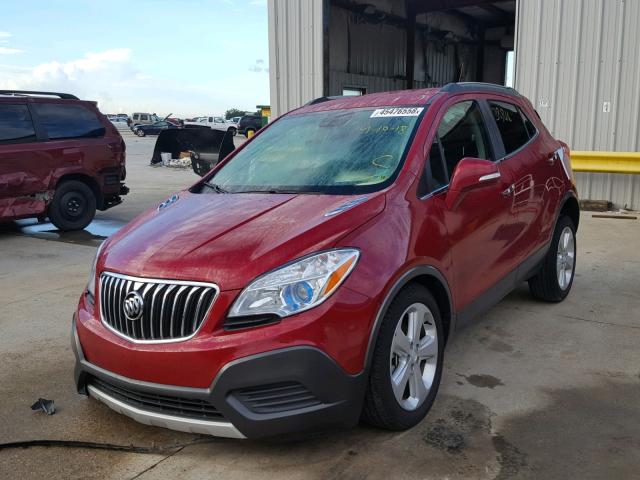 KL4CJASB2GB616340 - 2016 BUICK ENCORE RED photo 2