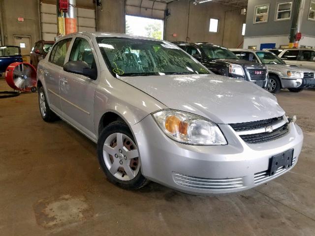 1G1AK52F657588684 - 2005 CHEVROLET COBALT SILVER photo 1