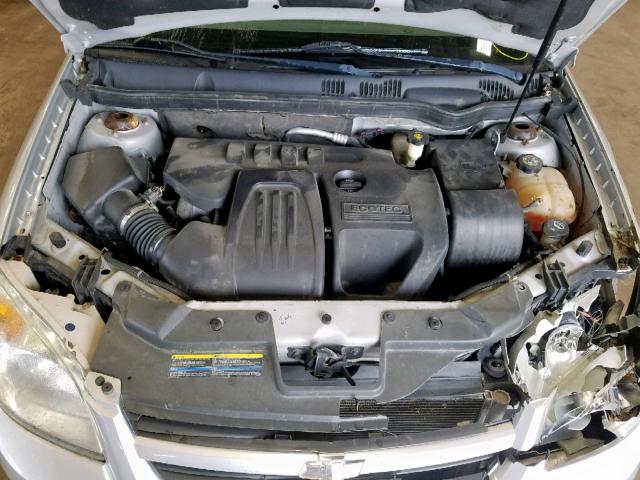 1G1AK52F657588684 - 2005 CHEVROLET COBALT SILVER photo 7