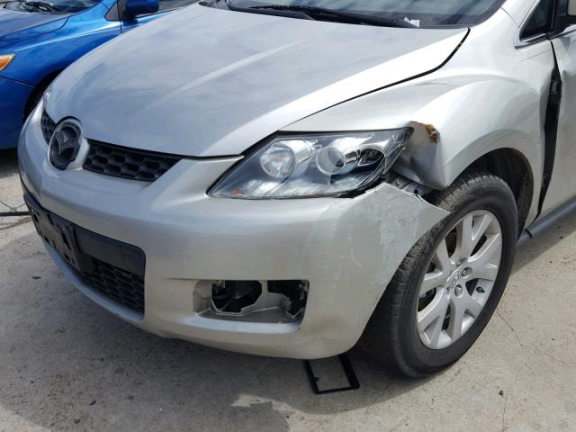 JM3ER293680186831 - 2008 MAZDA CX-7 SILVER photo 9