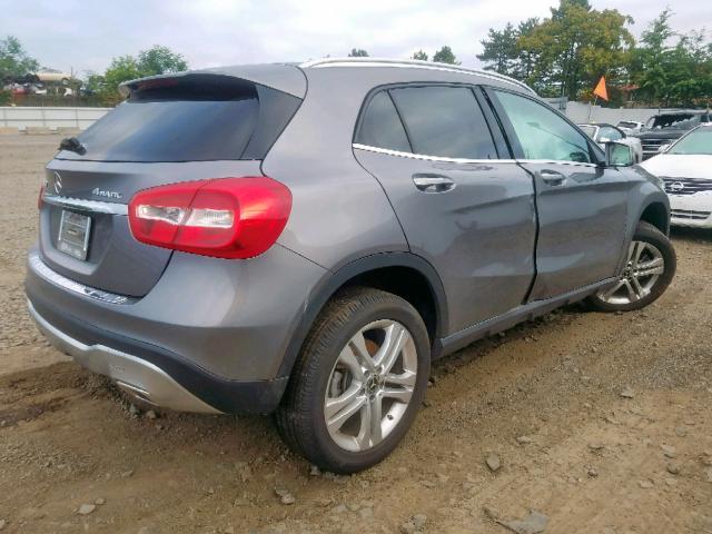 WDCTG4GB8JJ443624 - 2018 MERCEDES-BENZ GLA 250 4M GRAY photo 4