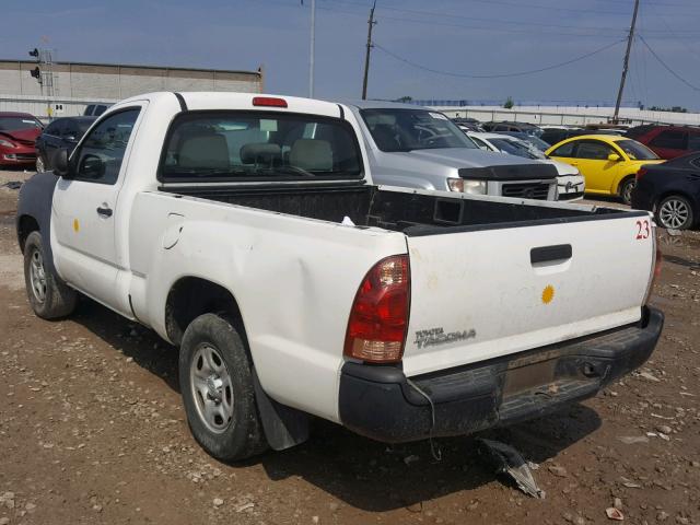 5TENX22N58Z534368 - 2008 TOYOTA TACOMA WHITE photo 3