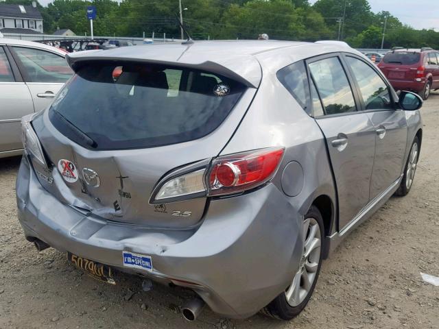 JM1BL1K67B1400450 - 2011 MAZDA 3 S SILVER photo 4