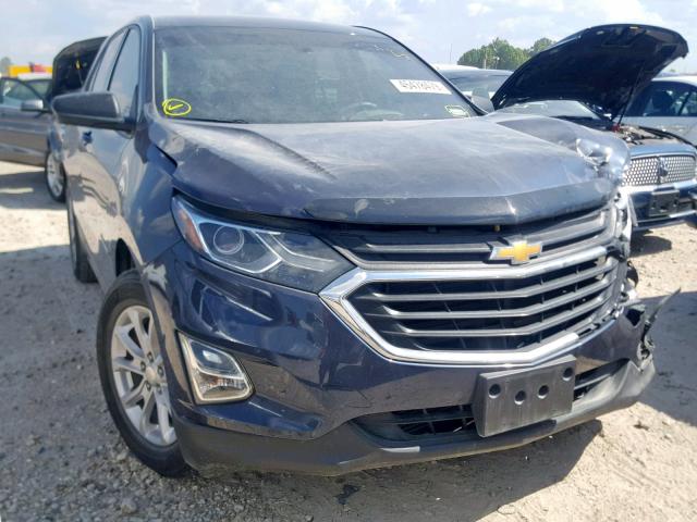 3GNAXHEV8JS507376 - 2018 CHEVROLET EQUINOX LS BLUE photo 1