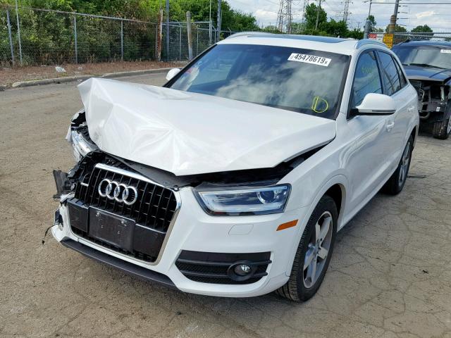 WA1EFCFS6FR007242 - 2015 AUDI Q3 PREMIUM WHITE photo 2