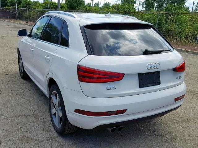 WA1EFCFS6FR007242 - 2015 AUDI Q3 PREMIUM WHITE photo 3