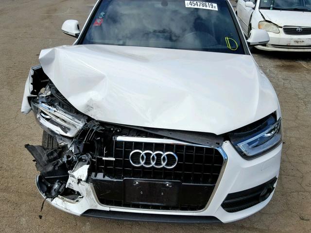 WA1EFCFS6FR007242 - 2015 AUDI Q3 PREMIUM WHITE photo 7