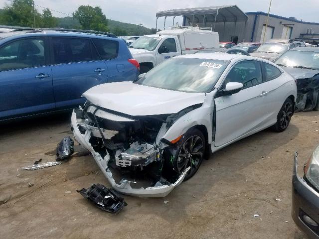 2HGFC4B83KH303138 - 2019 HONDA CIVIC SPOR WHITE photo 2