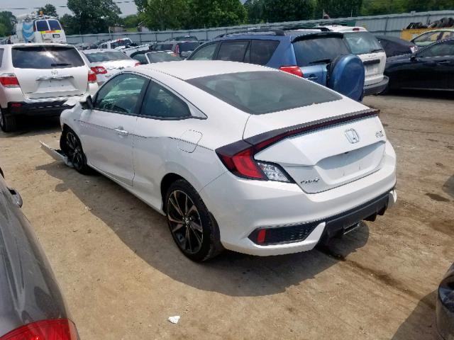 2HGFC4B83KH303138 - 2019 HONDA CIVIC SPOR WHITE photo 3