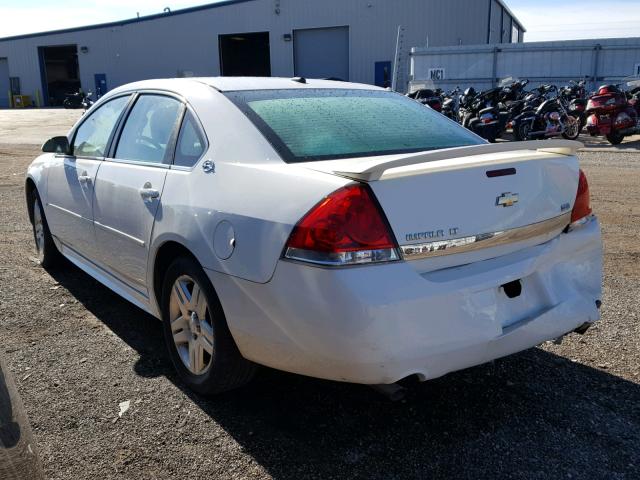 2G1WC57M691244401 - 2009 CHEVROLET IMPALA 2LT WHITE photo 3