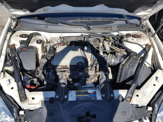 2G1WC57M691244401 - 2009 CHEVROLET IMPALA 2LT WHITE photo 7