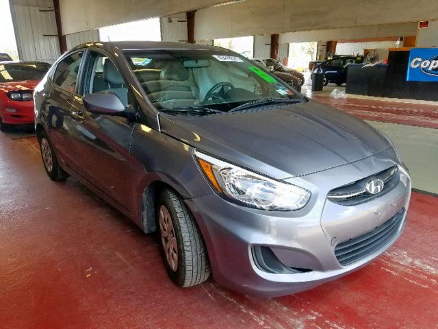 KMHCT4AE8GU016547 - 2016 HYUNDAI ACCENT SE GRAY photo 1