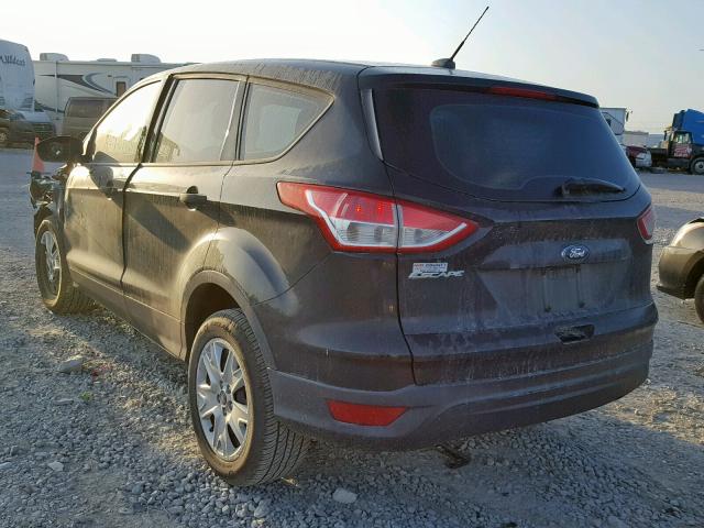 1FMCU0F71DUD64993 - 2013 FORD ESCAPE S BLACK photo 3