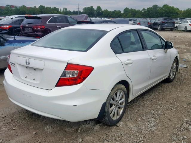 2HGFB2F92CH573215 - 2012 HONDA CIVIC EXL 白色 照片 4