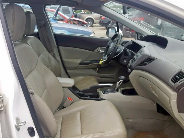 2HGFB2F92CH573215 - 2012 HONDA CIVIC EXL 白色 照片 5