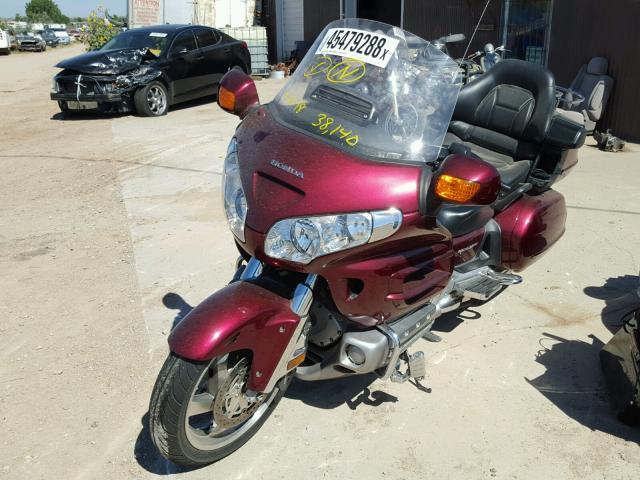 1HFSC47H99A800067 - 2009 HONDA GL1800 MAROON photo 2