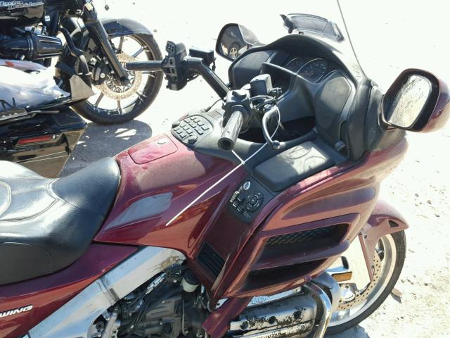 1HFSC47H99A800067 - 2009 HONDA GL1800 MAROON photo 5