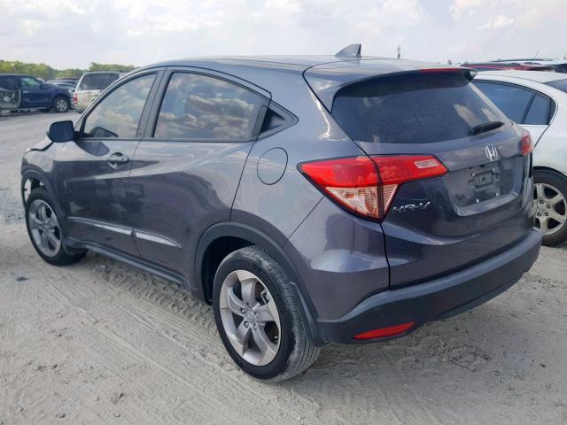 3CZRU5H37JG706171 - 2018 HONDA HR-V LX GRAY photo 3