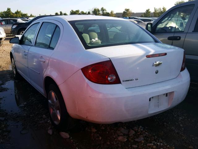 1G1AL55F477181569 - 2007 CHEVROLET COBALT LT WHITE photo 3