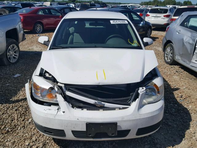 1G1AL55F477181569 - 2007 CHEVROLET COBALT LT WHITE photo 9