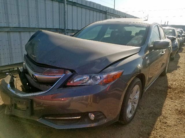 19VDE3F31DE301209 - 2013 ACURA ILX HYBRID CHARCOAL photo 2