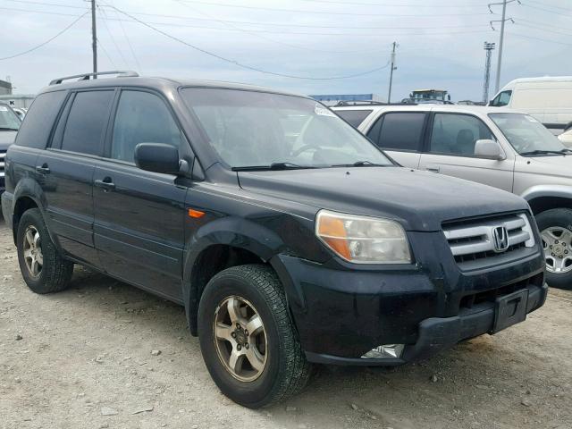 5FNYF18398B005779 - 2008 HONDA PILOT SE BLACK photo 1