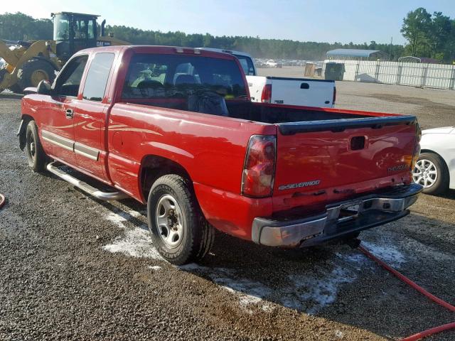 2GCEC19T741194360 - 2004 CHEVROLET SILVERADO RED photo 3